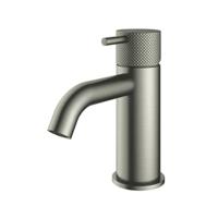 Hotbath Cobber X lage wastafelmengkraan zonder waste geborsteld nikkel CX003CGN