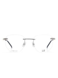 Dunhill lunettes de vue à design sans monture - Argent