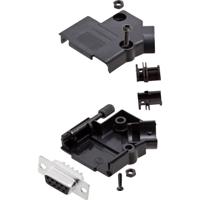 encitech D45PK-P-09-DBS-K 6355-0034-11 D-sub female connectorset 45 ° Aantal polen: 9 Soldeerkelk 1 set(s)