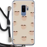 Morning coffee: Samsung Galaxy S9 Plus Transparant Hoesje met koord