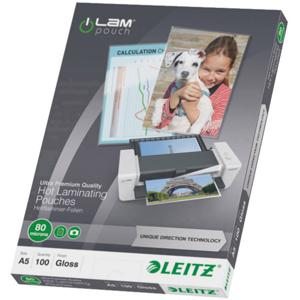 Leitz Lamineerfolie DIN A5 80 micron glanzend 100 stuk(s)