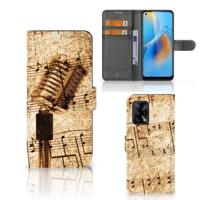 OPPO A74 4G | Telefoonhoesje met foto | Bladmuziek