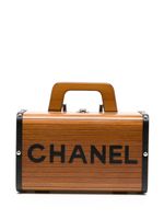 CHANEL Pre-Owned trousse de toilette en bois (1995) - Marron