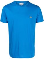 Lacoste t-shirt en coton à logo brodé - Bleu