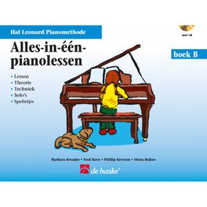 Hal Leonard Alles-in-één-pianolessen Boek B pianomethode