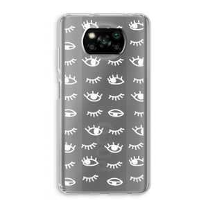 Eye pattern #3: Xiaomi Poco X3 Pro Transparant Hoesje