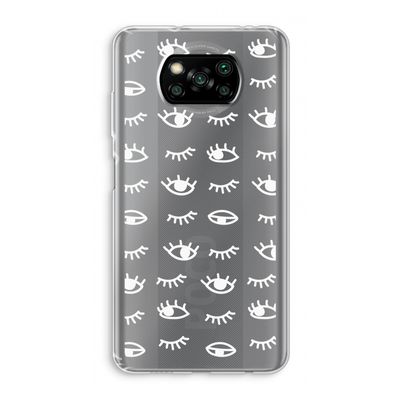 Eye pattern #3: Xiaomi Poco X3 Pro Transparant Hoesje