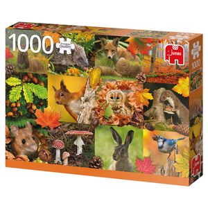 Premium Collection Dieren in de herfst 1000 stukjes