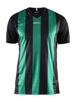 Craft 1905562 Progress Stripe Jersey M - Black/Team Green - S