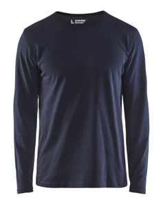 Blåkläder T-Shirt lange mouw 35001042 | Donker marineblauw | Maat 3XL - 7330509596548