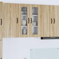 Keukenkast aan de muur met plank Sonoma Eiken 60 x 31 x 80 cm