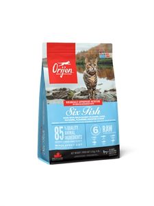 Orijen Six Fish droogvoer voor kat 5,4 kg Volwassen Vis