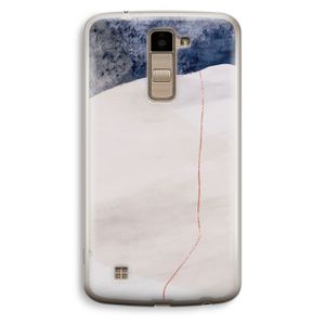 Stone White: LG K10 (2016) Transparant Hoesje