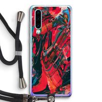 Endless Descent: Huawei P30 Transparant Hoesje met koord