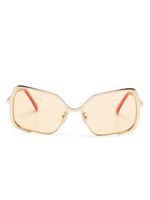 Marni Eyewear lunettes de soleil Unila à monture carrée - Or