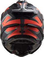 LS2 endurohelm "mx701 explorer alter", uitneembaar en wasbaar, rescue wangkussentjes, micrometrische sluiting, verwijderbare helmtop, voorbereiding voor helmcommunicatie, pinlock 70 maxvision™. helmet mx701 explorer alter xl bl./or matt