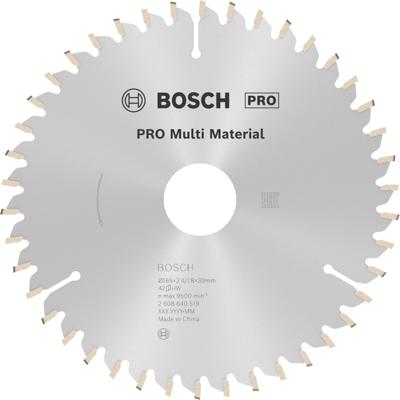 Bosch Accessoires Cirkelzaagblad Multi Material 165 x 30/20 x 2,4 mm, 42 1st - 2608640519