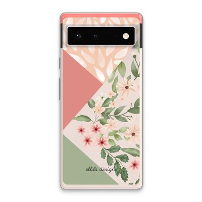 Sweet heaven geometrics: Google Pixel 6 Transparant Hoesje