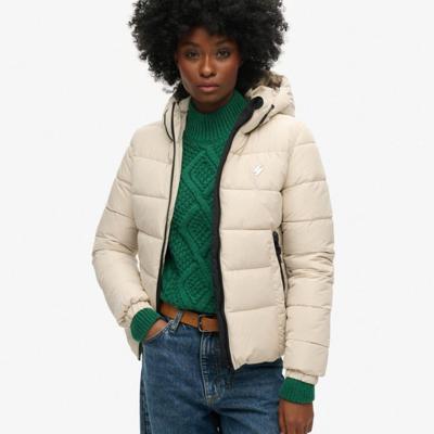Superdry Hooded Sports Puffer Casual Winterjas Dames XS/34