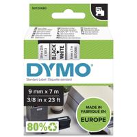 DYMO originele D1 labels | Zwarte Tekst op Wit Label | 9 mm x 7 m | Zelfklevende etiketten voor de LabelManager labelprinter | gemaakt in Europa