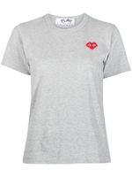 Comme Des Garçons t-shirt à patch logo - Gris - thumbnail