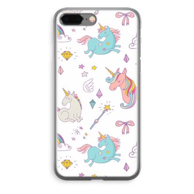 Fantasiewereld: iPhone 8 Plus Transparant Hoesje