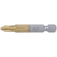 KS Tools 911.2645 9112645 Kruis-bit PH 2 Speciaal staal Titanium gecoat C 6.3 5 stuk(s)