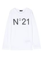 Nº21 Kids t-shirt à logo imprimé - Blanc