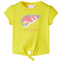 VidaXL Kindershirt 104 geel