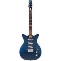 Danelectro 59 Triple Divine Blue Metallic elektrische gitaar - thumbnail