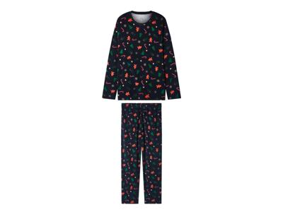esmara Men Velours heren kerstpyjama (Marineblauw, L)