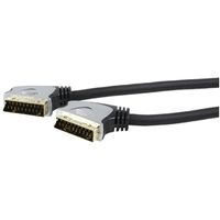 HQ 0.75m SCART 21-pin SCART-kabel 0,75 m SCART (21-pin) Zwart - thumbnail