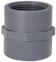 PVC sok met binnendraad 63mm x 2" PVC sok met binnendraad 63mm x 2"
