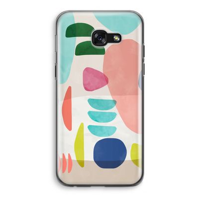 Bold Rounded Shapes: Samsung Galaxy A5 (2017) Transparant Hoesje