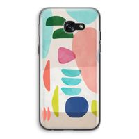 Bold Rounded Shapes: Samsung Galaxy A5 (2017) Transparant Hoesje