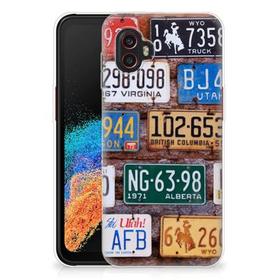 Samsung Galaxy Xcover 6 Pro | Siliconen hoesje | met foto Kentekenplaten