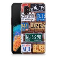 Samsung Galaxy Xcover 6 Pro | Siliconen hoesje | met foto Kentekenplaten