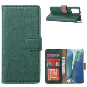 Samsung Galaxy S20 Ultra Bookcase Hoesje Groen met Standaard