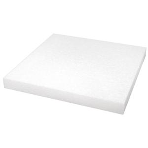 Knutsel piepschuim - plaat - vierkant - 40 x 40 x 4 cm - hobby materiaal