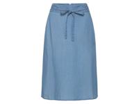 esmara Dames-rok met afgeronde zoom (36, Lichtblauw)