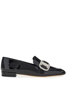 Ferragamo mocassins Vara à détail de chaine - Noir