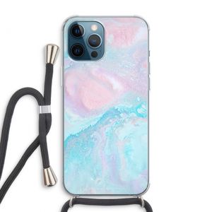 Fantasie pastel: iPhone 12 Pro Max Transparant Hoesje met koord