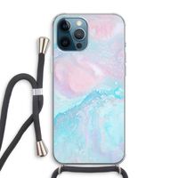 Fantasie pastel: iPhone 12 Pro Max Transparant Hoesje met koord