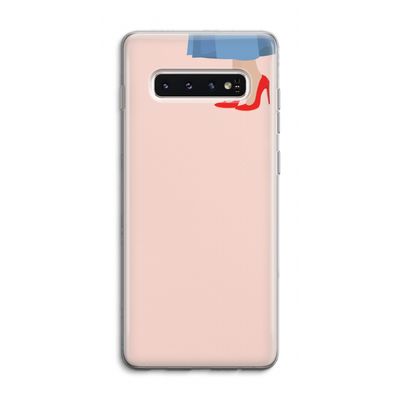 High heels: Samsung Galaxy S10 4G Transparant Hoesje