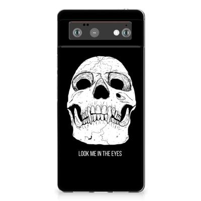 Silicone Back Case Google Pixel 6 Skull Eyes Silicone Back Case Google Pixel 6 Skull Eyes