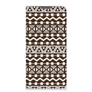 Motorola Moto G52 | Moto G82 Hoesje met Magneet Aztec Brown