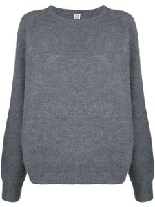 TOTEME pull en laine à col rond - Gris