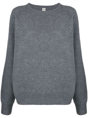 TOTEME pull en laine à col rond - Gris