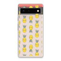 Ananas: Google Pixel 6 Transparant Hoesje
