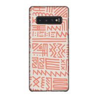 Marrakech Pink: Samsung Galaxy S10 4G Volledig Geprint Hoesje